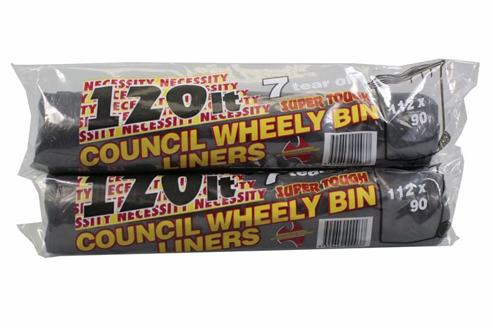 Garbage Bag Necessity 120 Litre (Roll of 7)