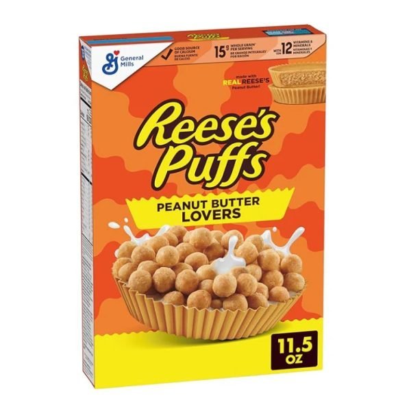 Reeses Puffs Peanut Butter Lovers Cereal 326g