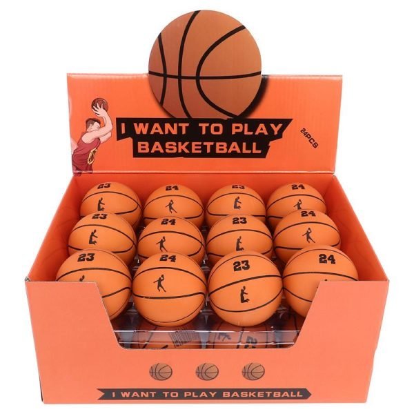High Bounce Handball Basketball - 6cm - Orange