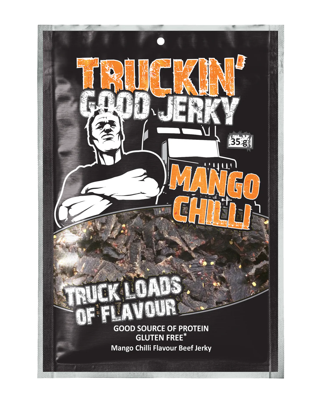 Truckin Jerky Mango Chilli 35g