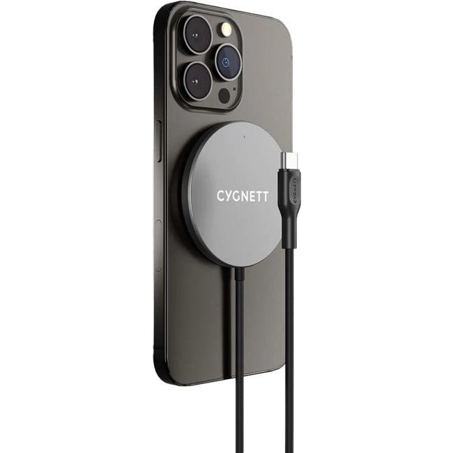 Cygnett 15W MagSafe Wireless Charging Cable - Black 1.2M - Image 2