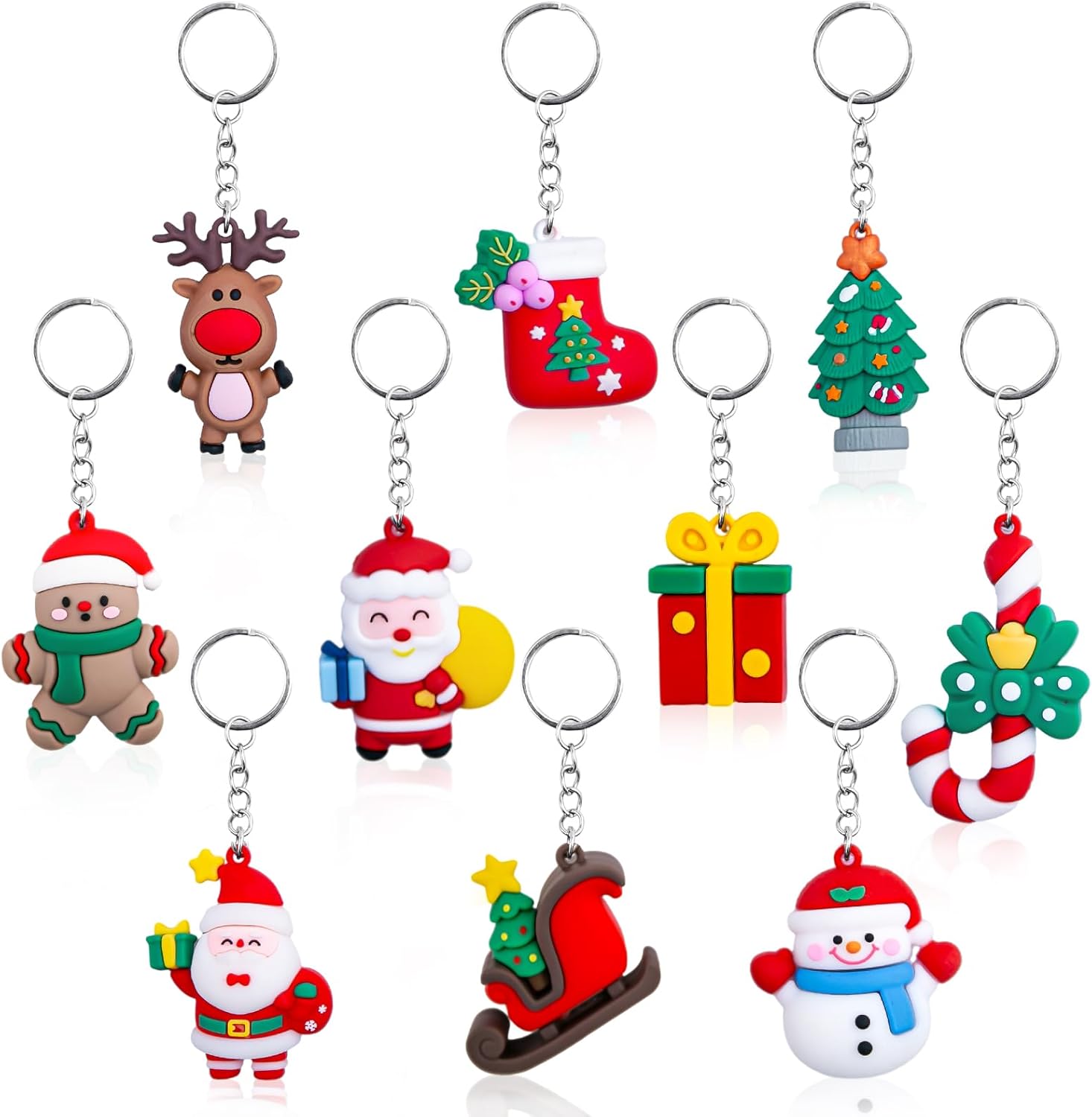 Christmas Keyrings Assorted Designs