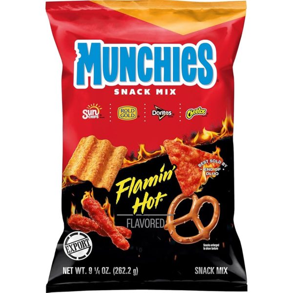 Munchies Flamin Hot Snack Mix 262g