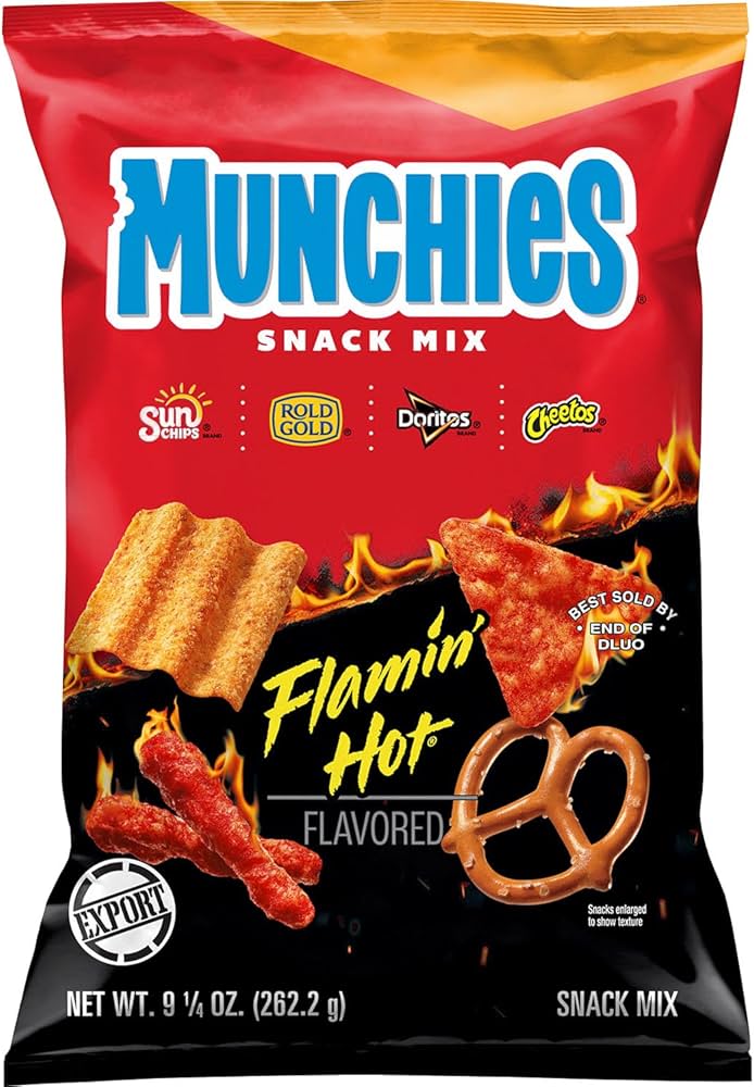 Munchies Flamin Hot Snack Mix 262g