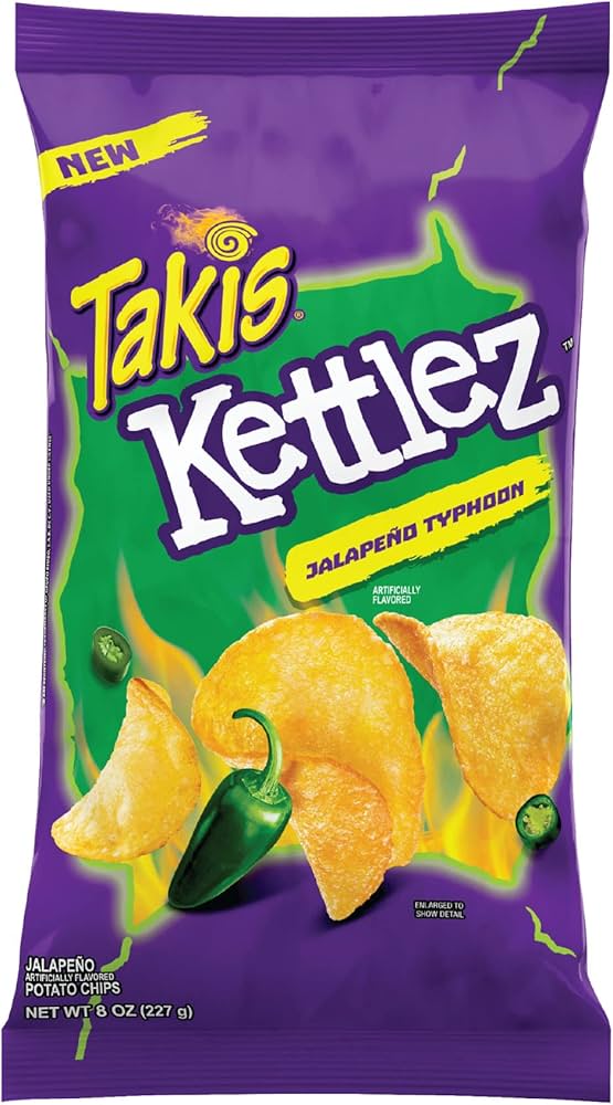 Takis Jalapeno Kettlez Chips 226g