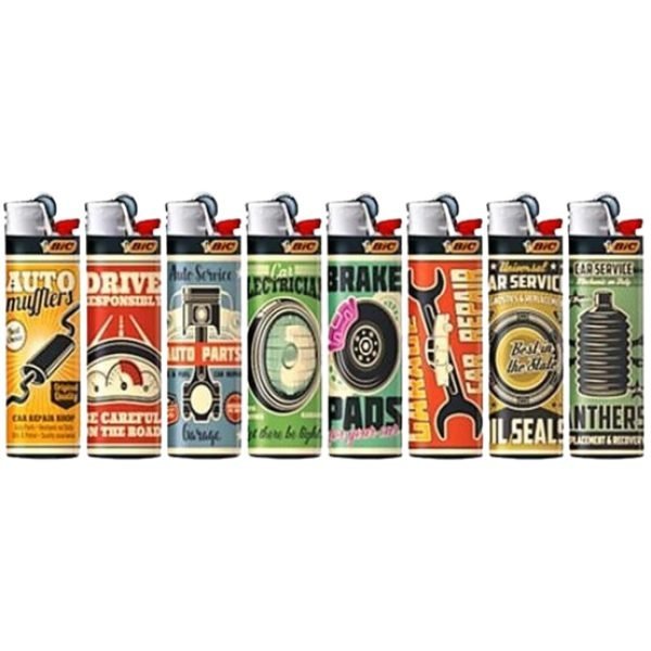 Bic Lighters Print - Engine