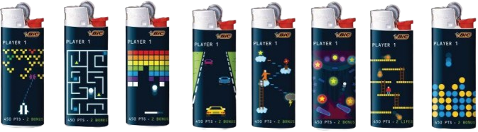 Bic Lighters Print - Gaming