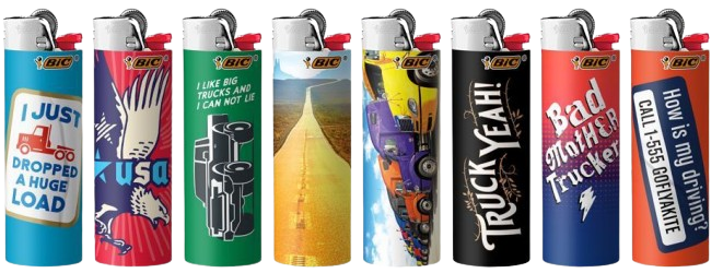 Bic Lighters Print - Trucker