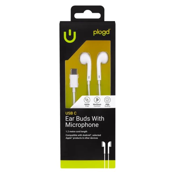 Ear Buds With Mic Into Type C