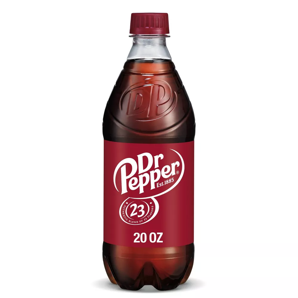 Dr Pepper Soda Bottle 591ml