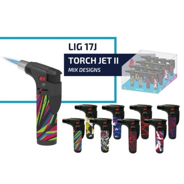 Zengaz Torch Jet Lighter - Mixed Designs J