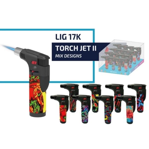 Zengaz Torch Jet Lighter - Mixed Designs K