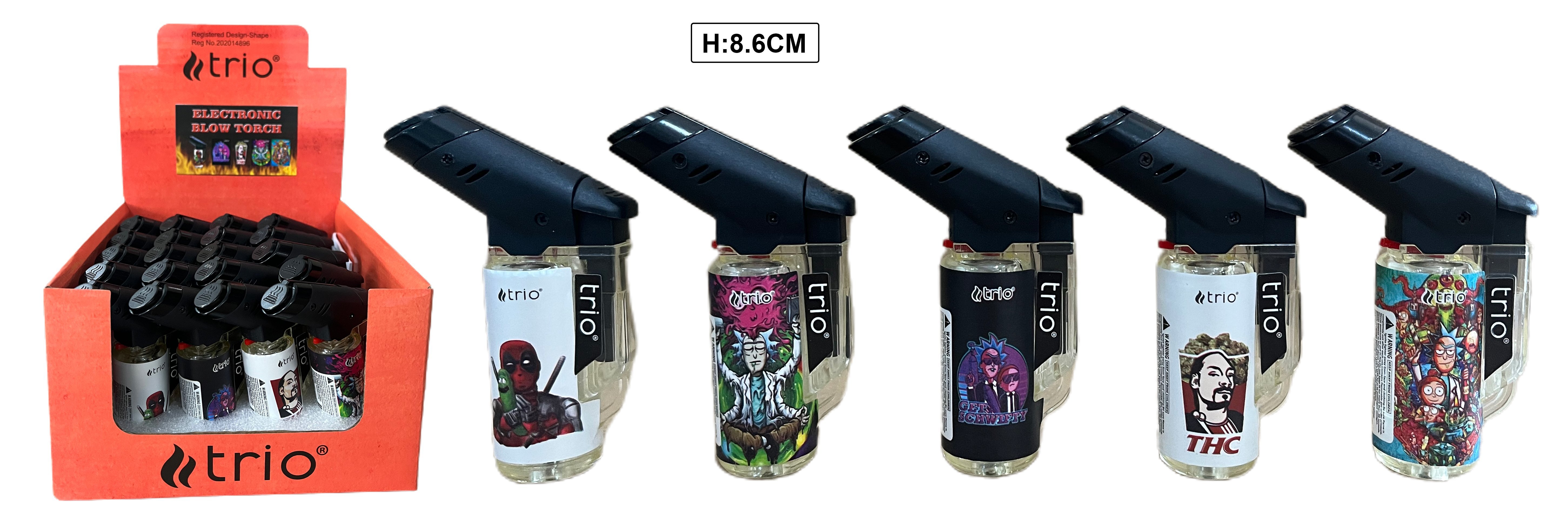 Laser Jet Lighter Mixed Designs