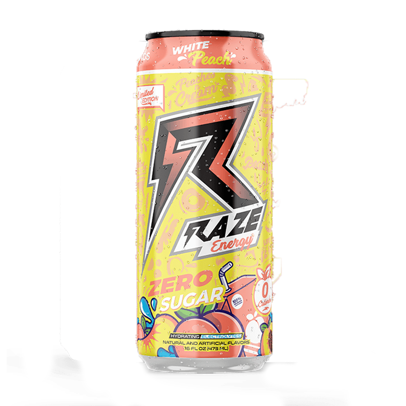 Raze White Peach 474ml