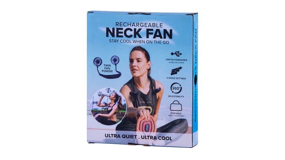 USB Rechargeable Neck Fan - Image 2