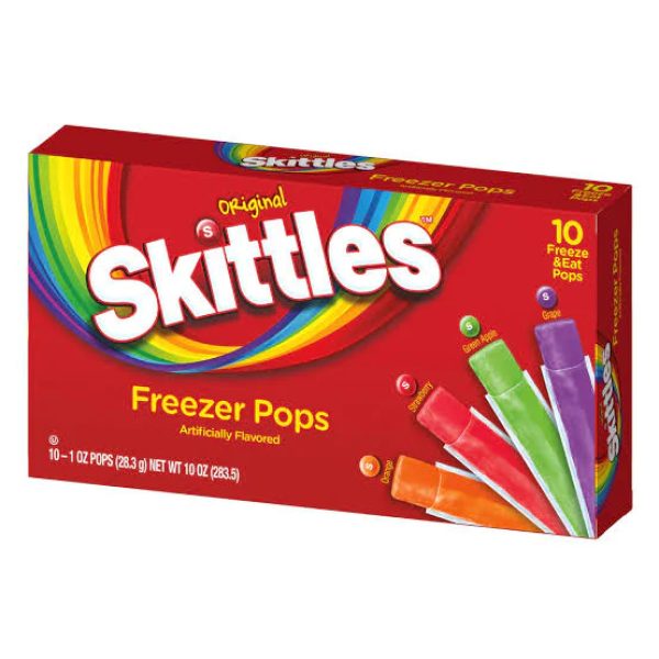 Skittles Original Freezer Pops 10pk
