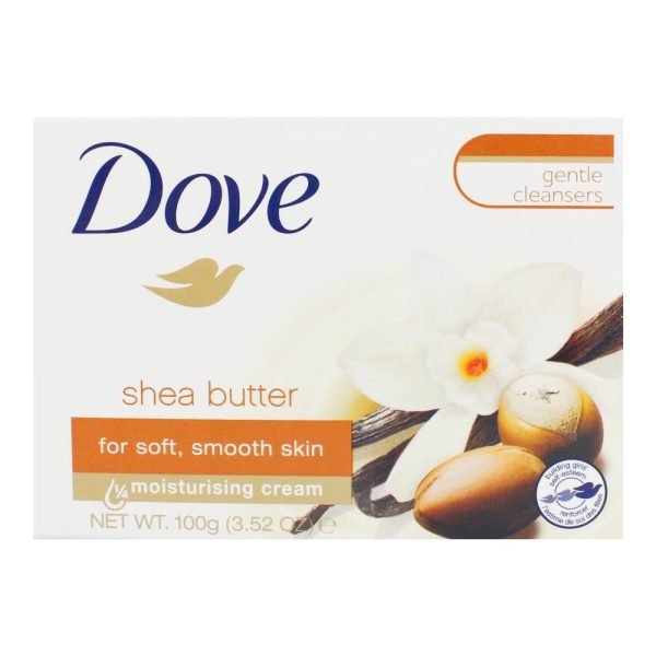 Dove 100g Beauty Cream Soap Bar Shea Butter With Vanilla Sent