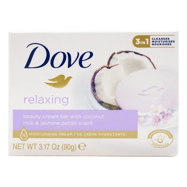 Dove 90g Beauty Cream Bar With Coconut Milk And Jasmine Petals Scent