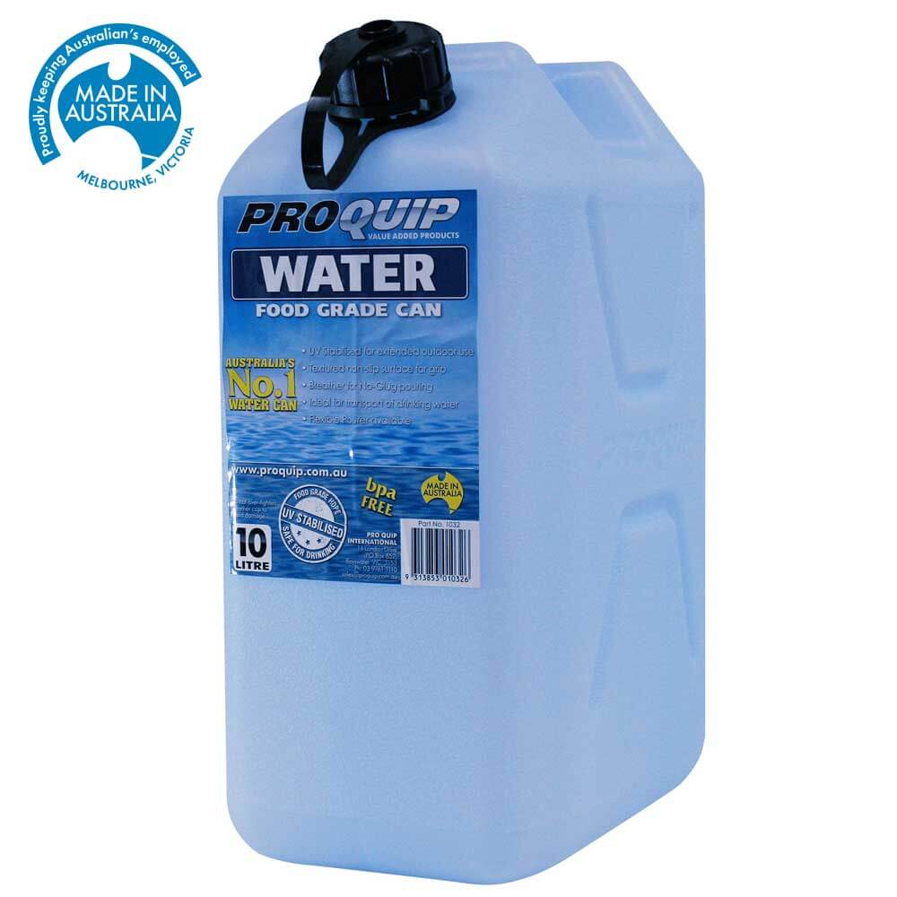 Pro Quip 10L Water Can Plastic - Light Blue
