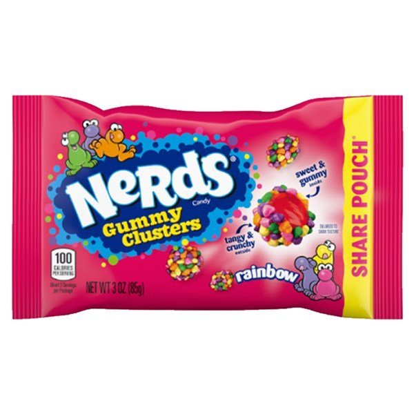 Nerds Gummy Clusters Rainbow Share Pack 85g