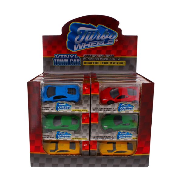 Turbo Wheels Friction Metal Toy Cars - CDU
