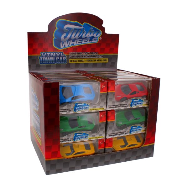 Turbo Wheels Friction Metal Toy Cars - CDU