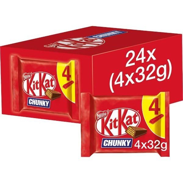 Nestle Kit Kat Chunky 4 Pack 128g