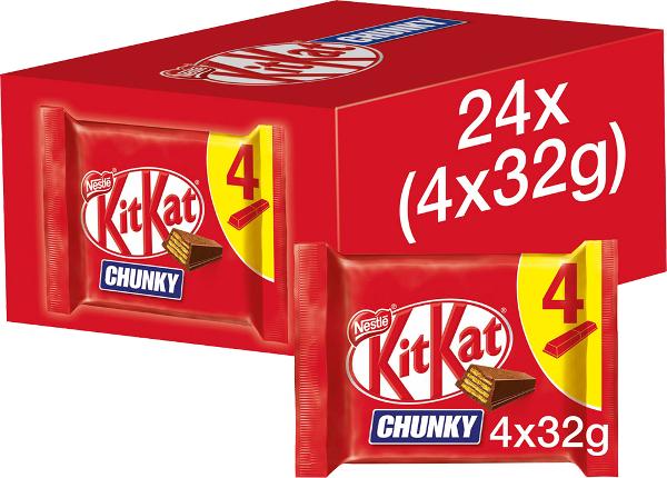 Nestle Kit Kat Chunky 4 Pack 128g