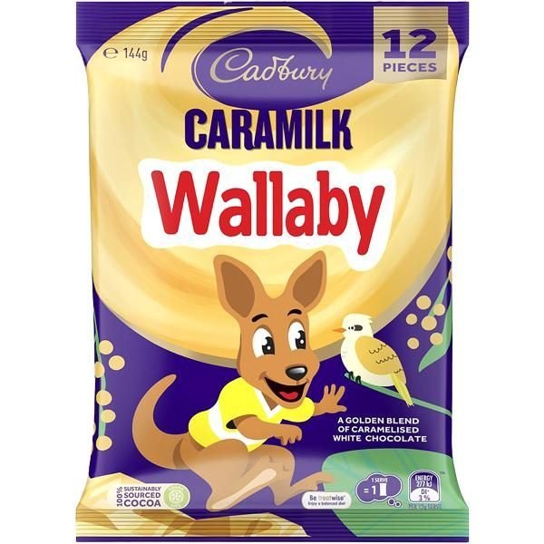 Cadbury Caramilk Wallaby Sharepack 144g