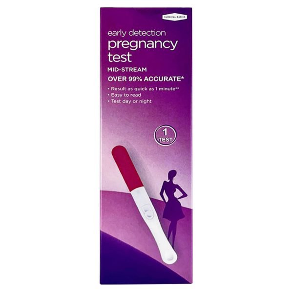 3P Surgical Basics Midstream Pregnancy Test 1 Pack