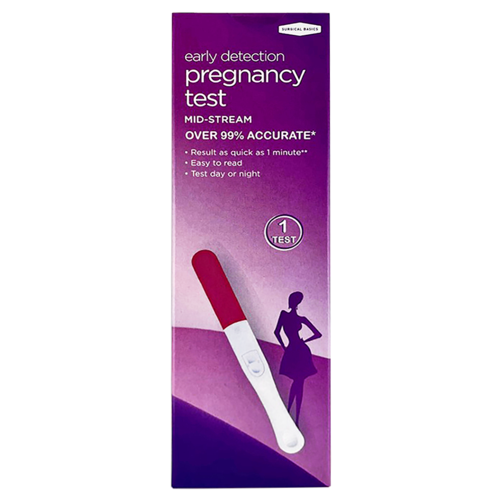 3P Surgical Basics Midstream Pregnancy Test 1 Pack
