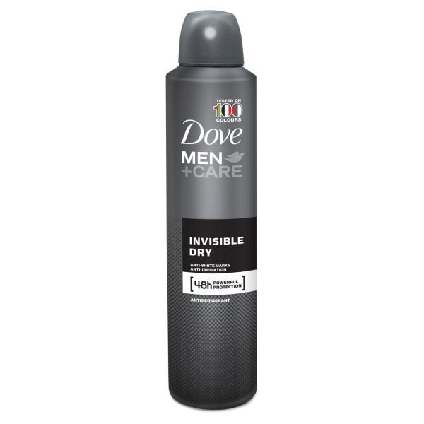 Dove 148g/254ml Men Antiperspirant Deodorant Invisible Dry