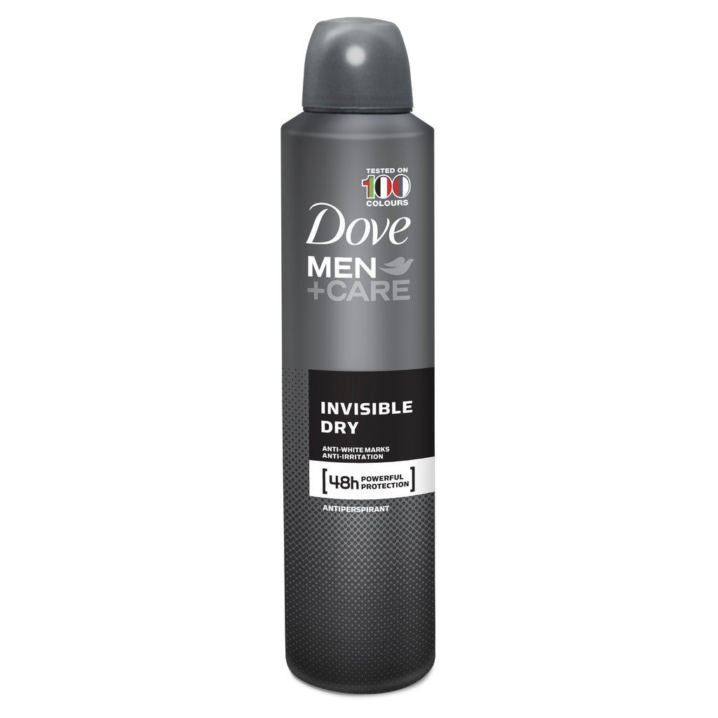 Dove 148g/254ml Men Antiperspirant Deodorant Invisible Dry