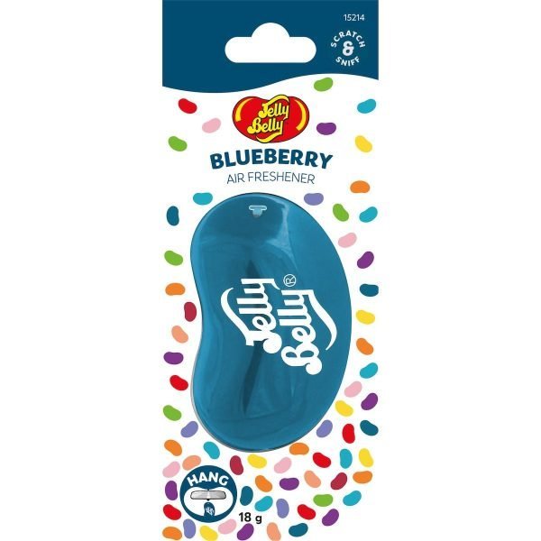Jelly Belly 3D Hanging Air Freshener - Blueberry