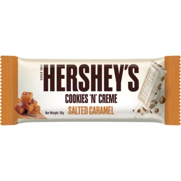Hershey's Cookies n Creme Salted Caramel Bar 38g