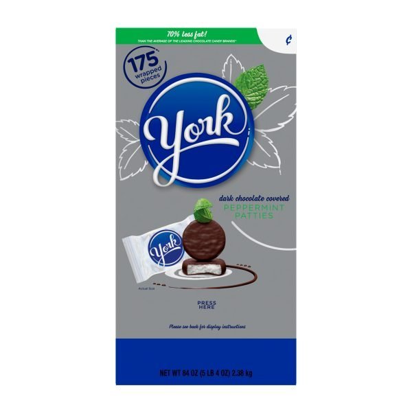 YORK Peppermint Pattie (175pcs*0.48oz) 84oz(2.38kg)