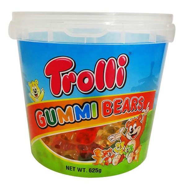 Trolli Gummi Bear Bucket 625g