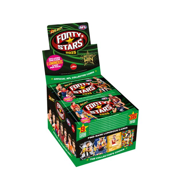 [PRE ORDER]Select Footy Stars 2025 Cards Display