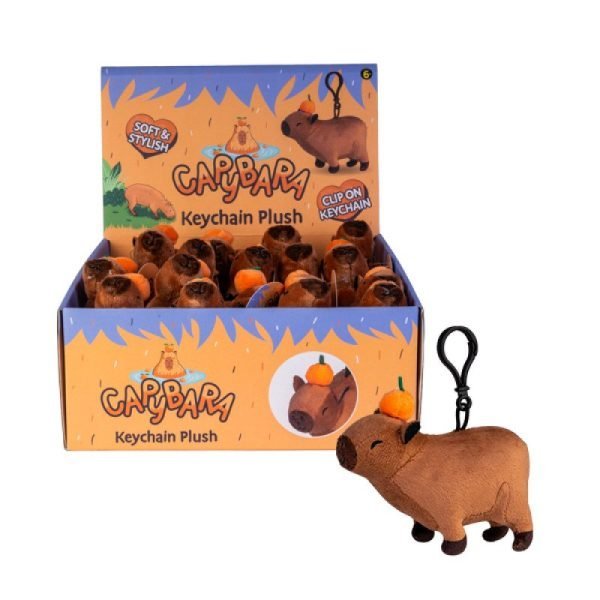 Capybara Plush Keychain