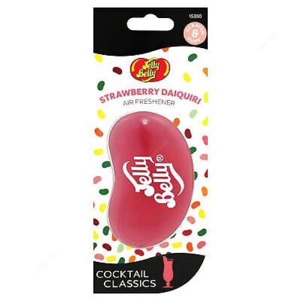 Jelly Belly 3D Hanging Air Freshener - Strawberry Daiquiri