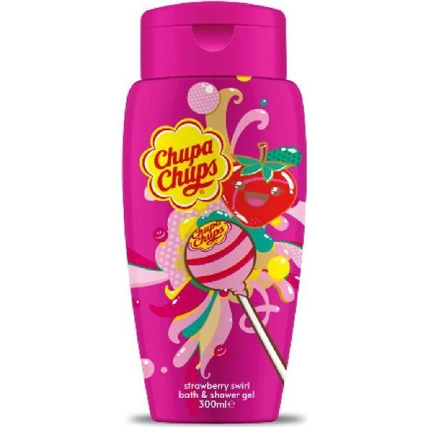 Chupa Chups Bath & Shower Gel - Strawberry 300mL