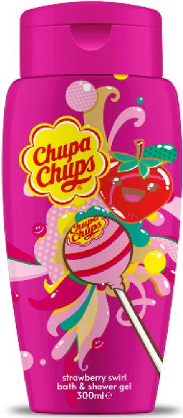 Chupa Chups Bath & Shower Gel - Strawberry 300mL