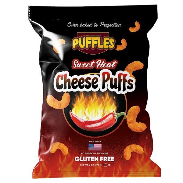 Puffles Sweet Heat Puffs 170g