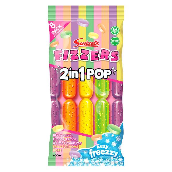 Swizzels Fizzer 2in1 Ice Pops 8 Pack