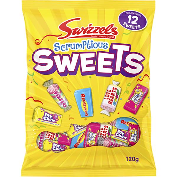 Swizzels Scrumptious Sweets 120g