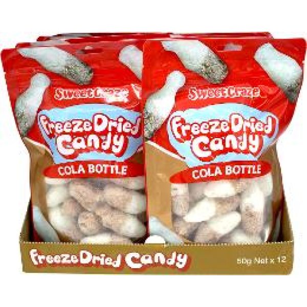Sweet Craze Freeze Dried Candy Cola Bottle 50g