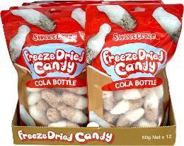 Sweet Craze Freeze Dried Candy Cola Bottle 50g