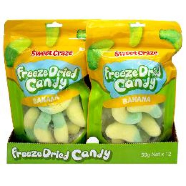 Sweet Craze Freeze Dried Candy Banana 50g