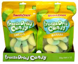 Sweet Craze Freeze Dried Candy Banana 50g