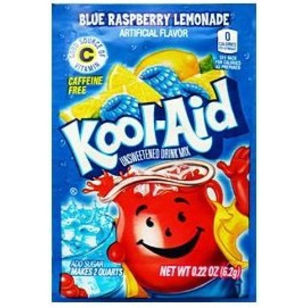 Kool-Aid Unsweetened Blue Raspberry Lemonade 6g